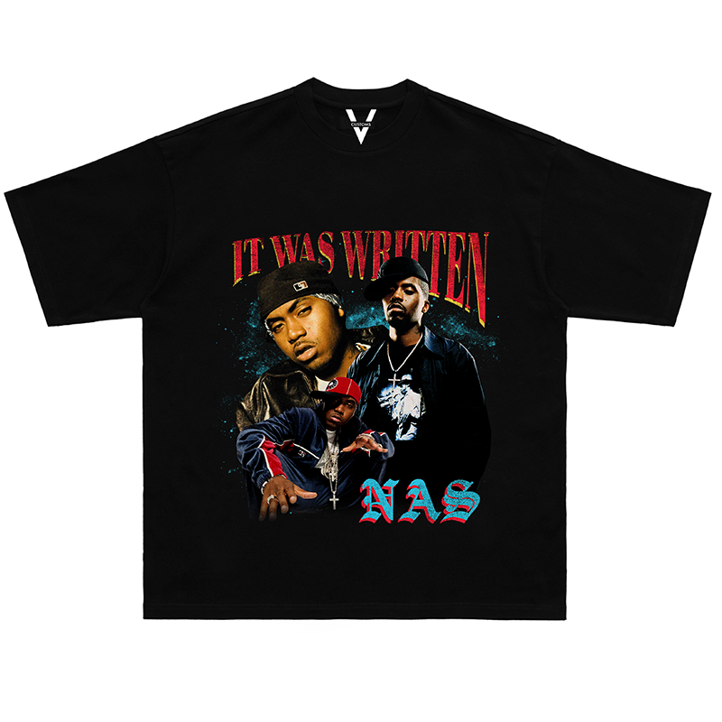 NASTY NAS 90s STYLE BOOTLEG VALKYRE T SHIRT Valkyre