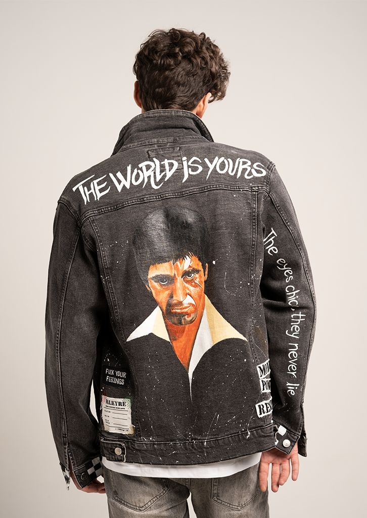 SCARFACE 'THE WORLD IS YOURS' VALKYRE JACKET – Valkyre India