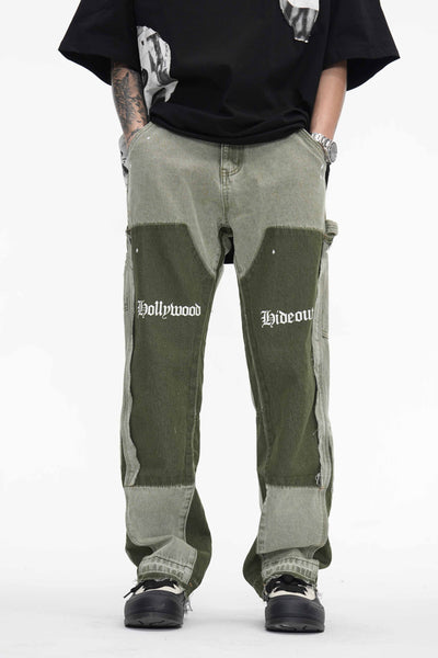 HOLLYWOOD HIDEOUT PALE GREEN VALKYRE JEANS