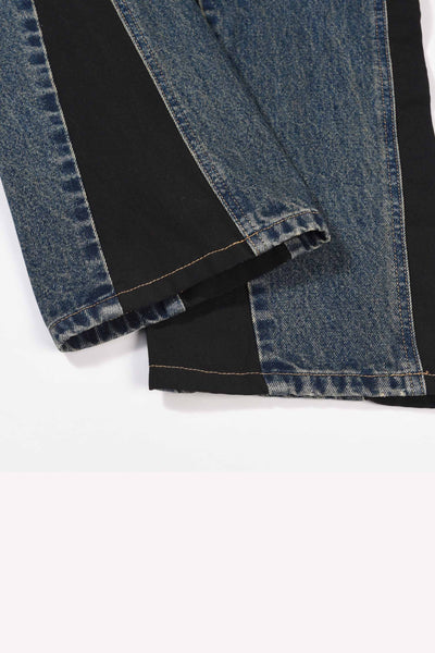 BLACK PIPING SLIM FIT VALKYRE JEANS