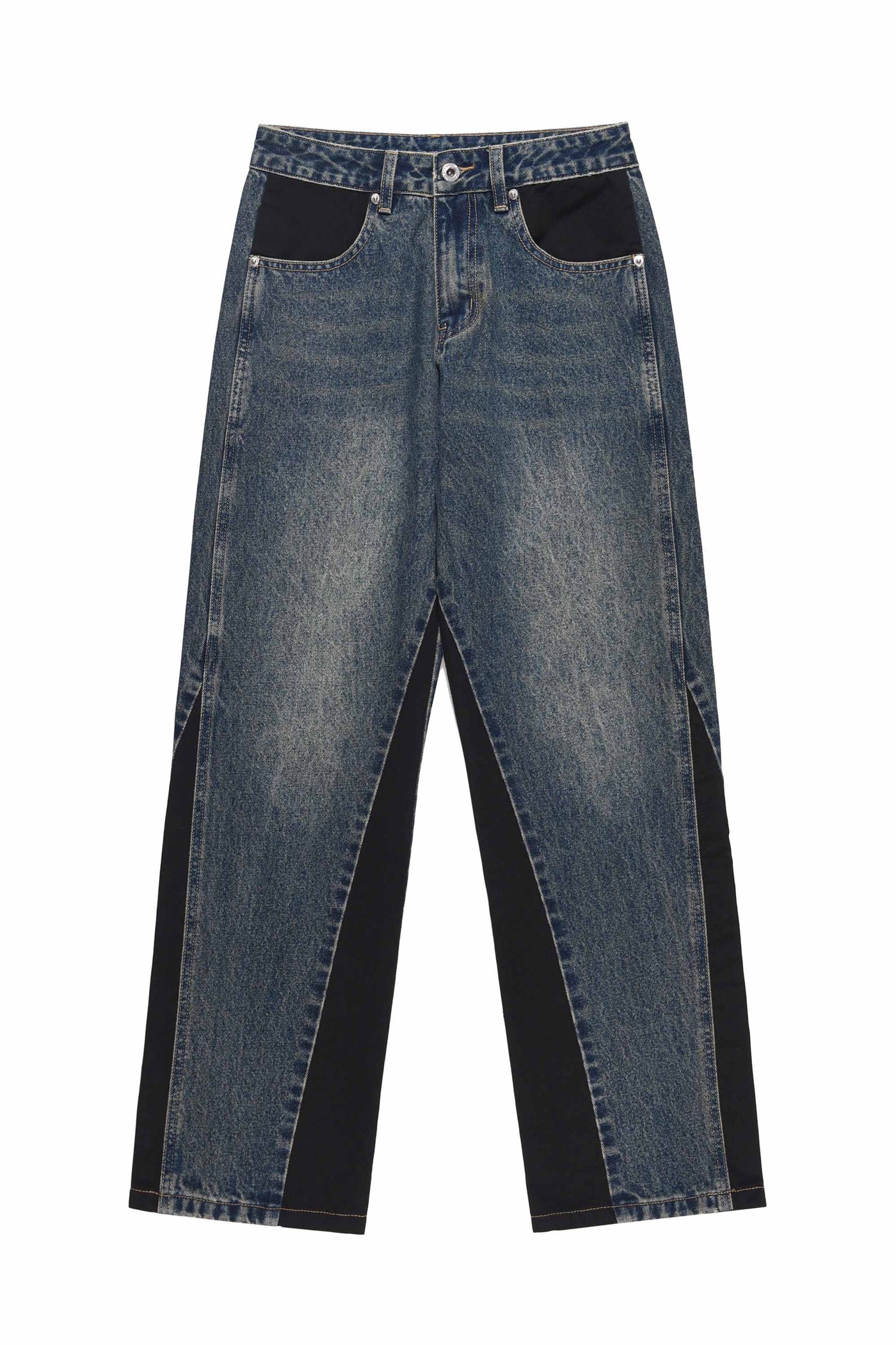 BLACK PIPING SLIM FIT VALKYRE JEANS