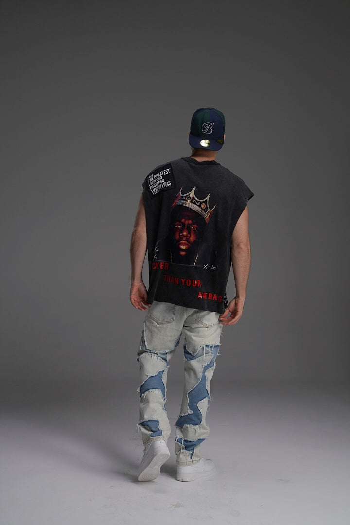 ‘BIG: SICKER THAN YOUR AVERAGE’ VALKYRE SLEEVELESS TOP