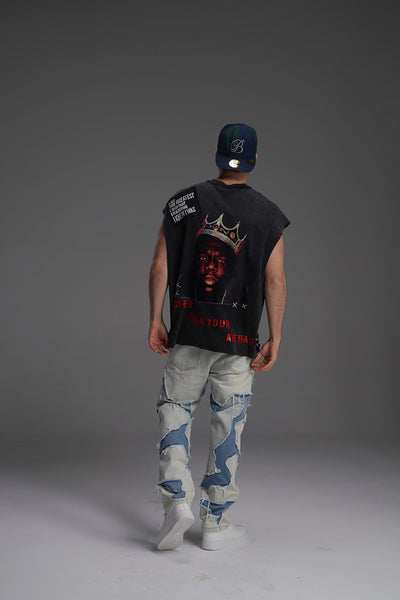 ‘BIG: SICKER THAN YOUR AVERAGE’ VALKYRE SLEEVELESS TOP