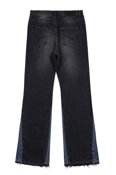 DUOTONE CHARCOAL FLARED VALKYRE JEANS