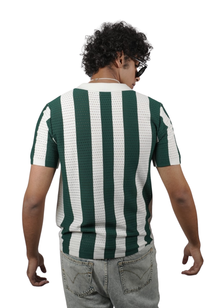 'HOME RUN' VALKYRE GREEN/WHITE BASEBALL SHIRT