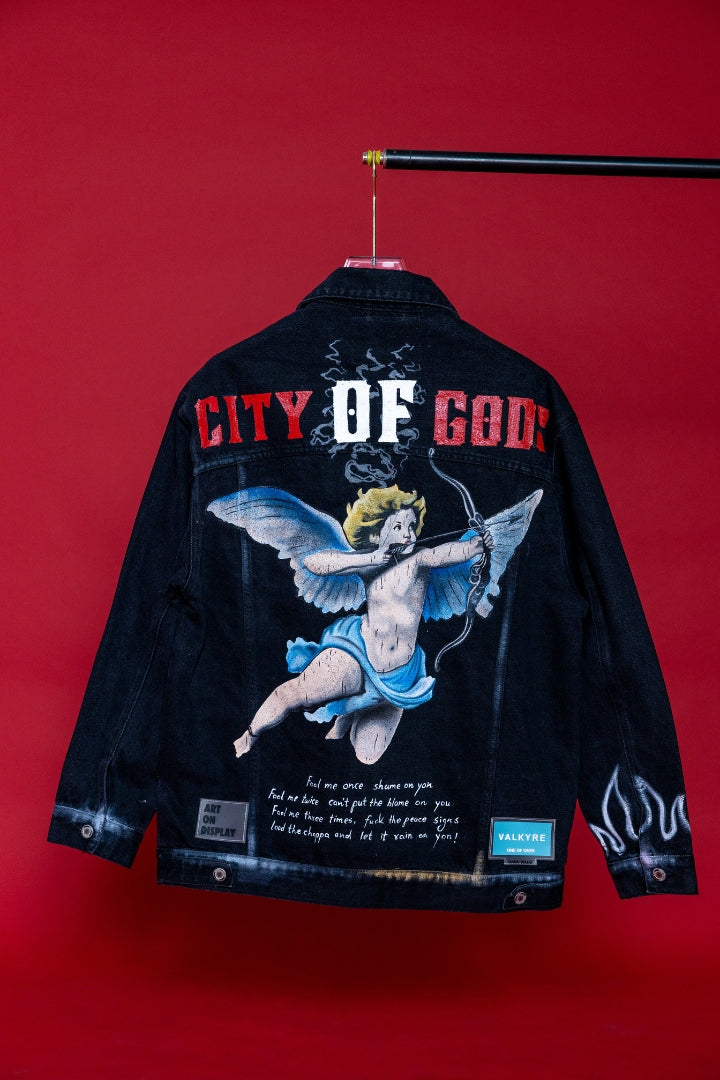 ‘LOVE & AMMO’ VALKYRE HAND PAINTED JACKET