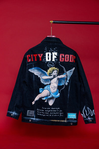 ‘LOVE & AMMO’ VALKYRE HAND PAINTED JACKET