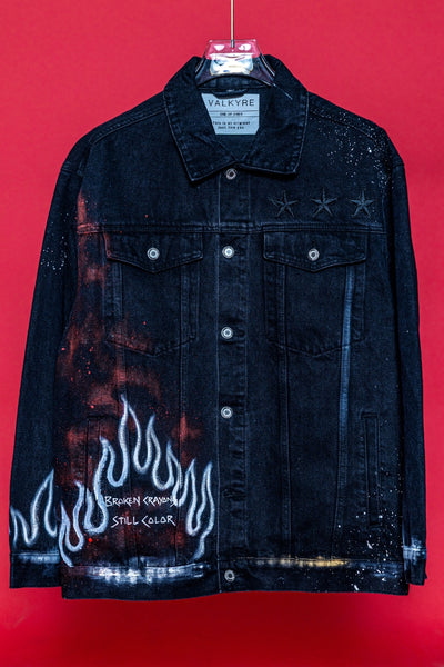 ‘LOVE & AMMO’ VALKYRE HAND PAINTED JACKET