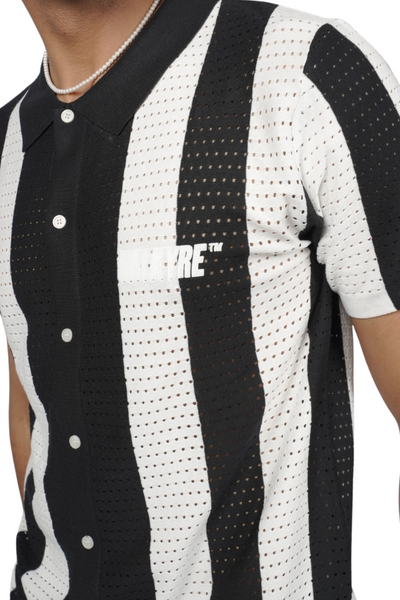 'HOME RUN' VALKYRE BLACK/WHITE BASEBALL SHIRT