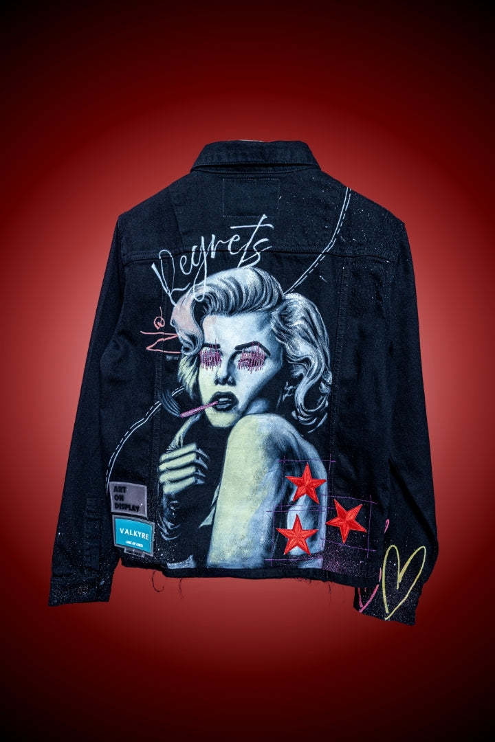 ‘NO REGRETS’ VALKYRE HAND PAINTED JACKET