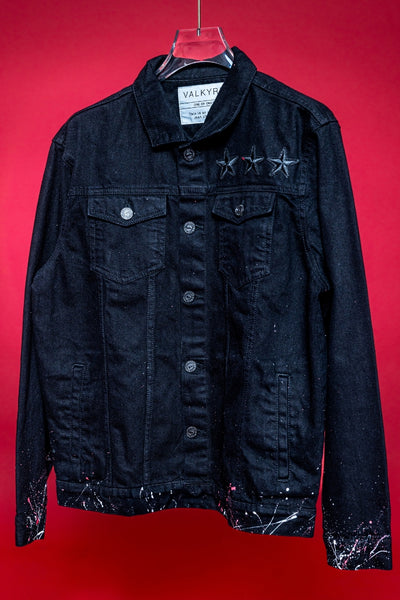 'RUN WILD, STAY TRUE' VALKYRE HAND PAINTED JACKET