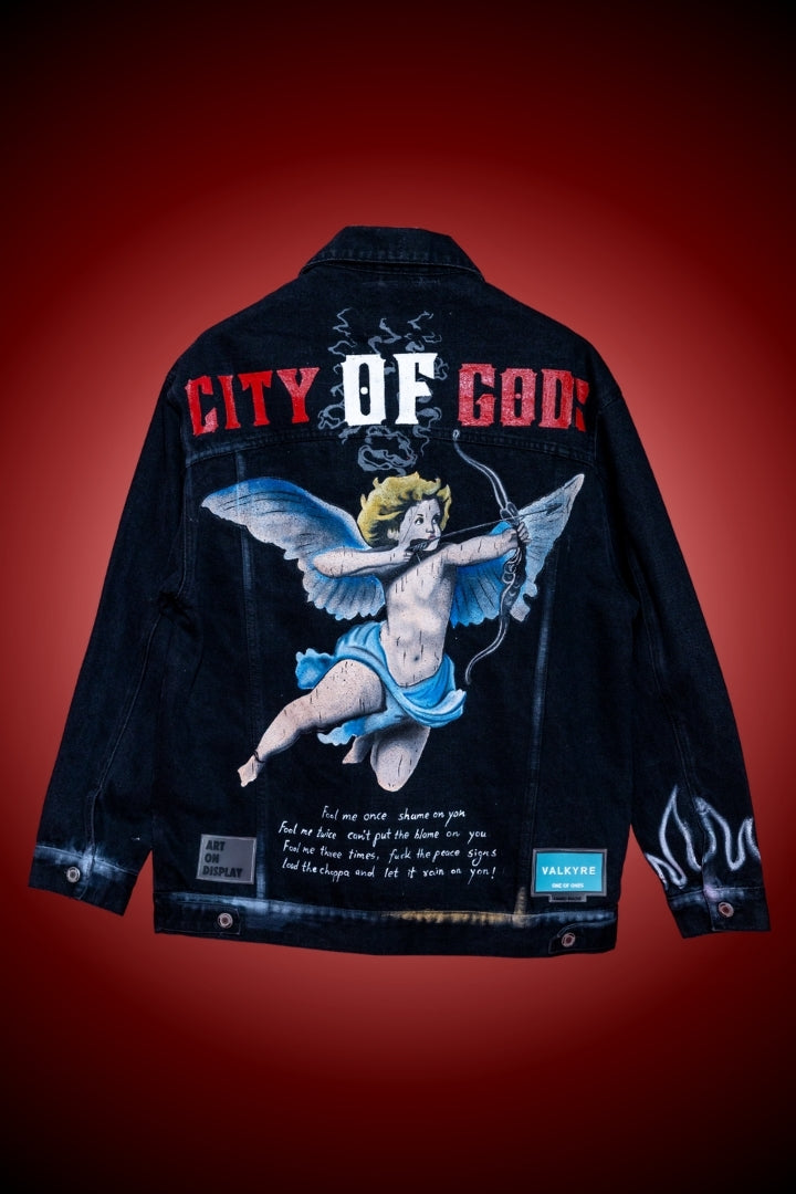‘LOVE & AMMO’ VALKYRE HAND PAINTED JACKET