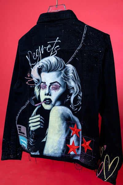 ‘NO REGRETS’ VALKYRE HAND PAINTED JACKET