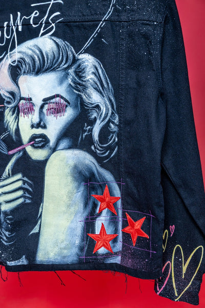 ‘NO REGRETS’ VALKYRE HAND PAINTED JACKET
