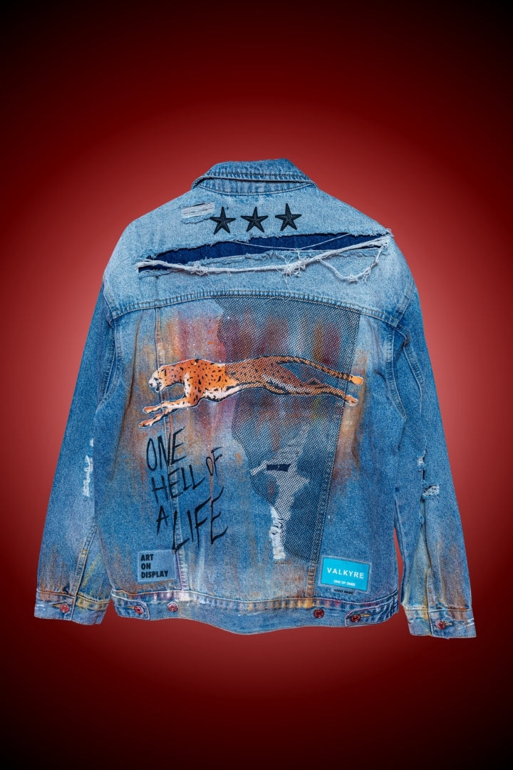 'MID-AIR MADNESS' VALKYRE HAND PAINTED JACKET