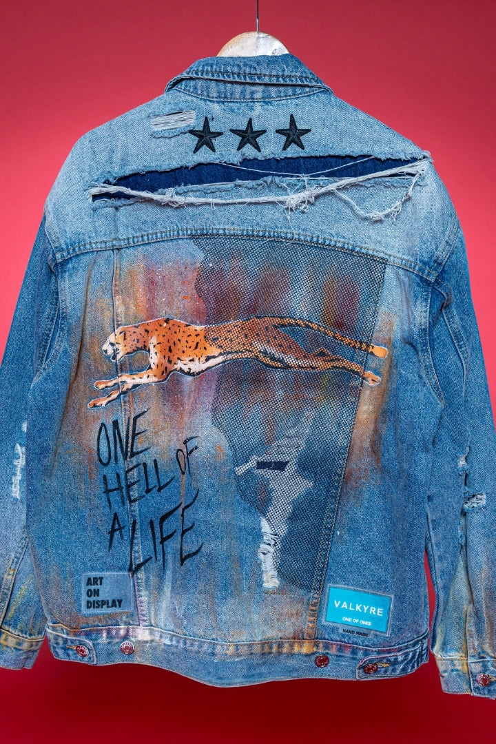 'MID-AIR MADNESS' VALKYRE HAND PAINTED JACKET
