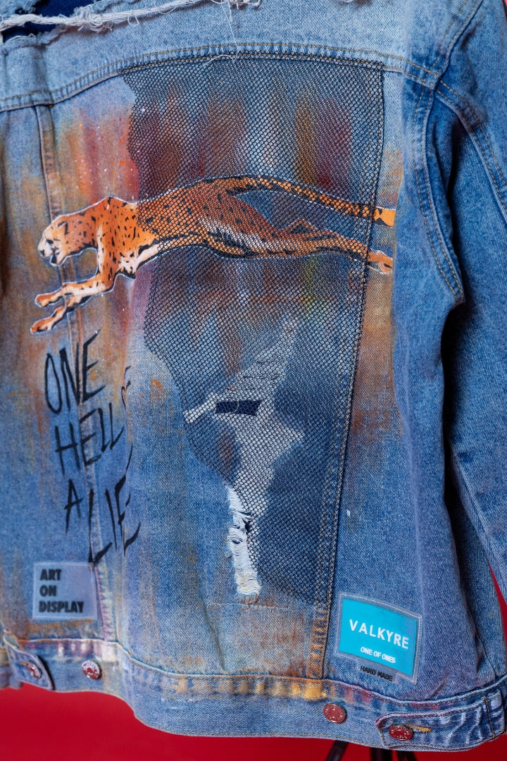 'MID-AIR MADNESS' VALKYRE HAND PAINTED JACKET