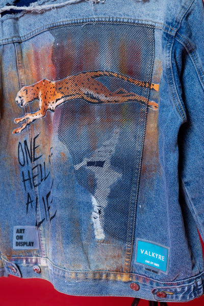 'MID-AIR MADNESS' VALKYRE HAND PAINTED JACKET