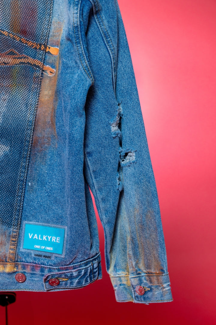 'MID-AIR MADNESS' VALKYRE HAND PAINTED JACKET