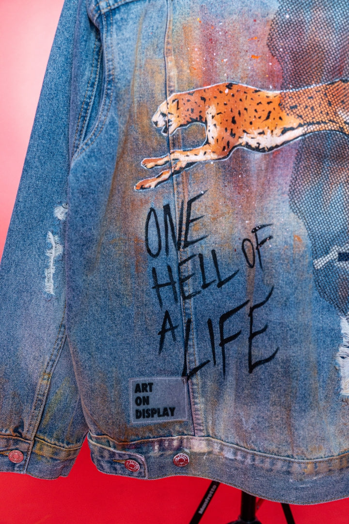 'MID-AIR MADNESS' VALKYRE HAND PAINTED JACKET