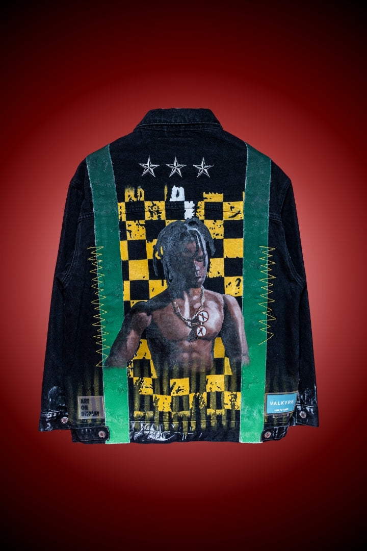 ‘CHECKMATE CACTUS’ VALKYRE HAND PAINTED JACKET