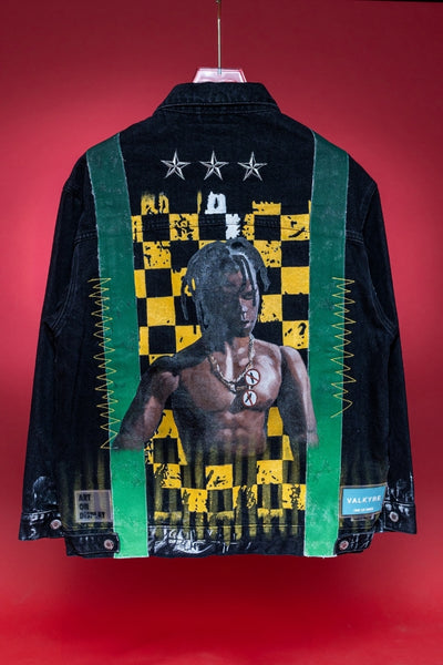 ‘CHECKMATE CACTUS’ VALKYRE HAND PAINTED JACKET