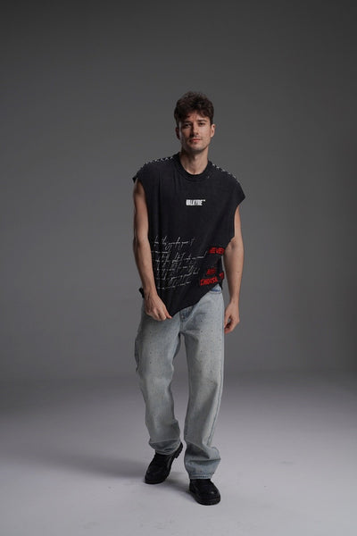 ‘BIG: SICKER THAN YOUR AVERAGE’ VALKYRE SLEEVELESS TOP