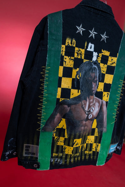 ‘CHECKMATE CACTUS’ VALKYRE HAND PAINTED JACKET