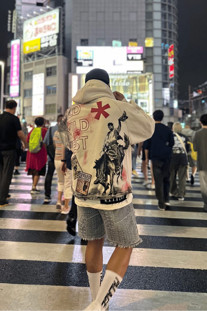 'WILD WILD WEST' VALKYRE CREAM HOODIE