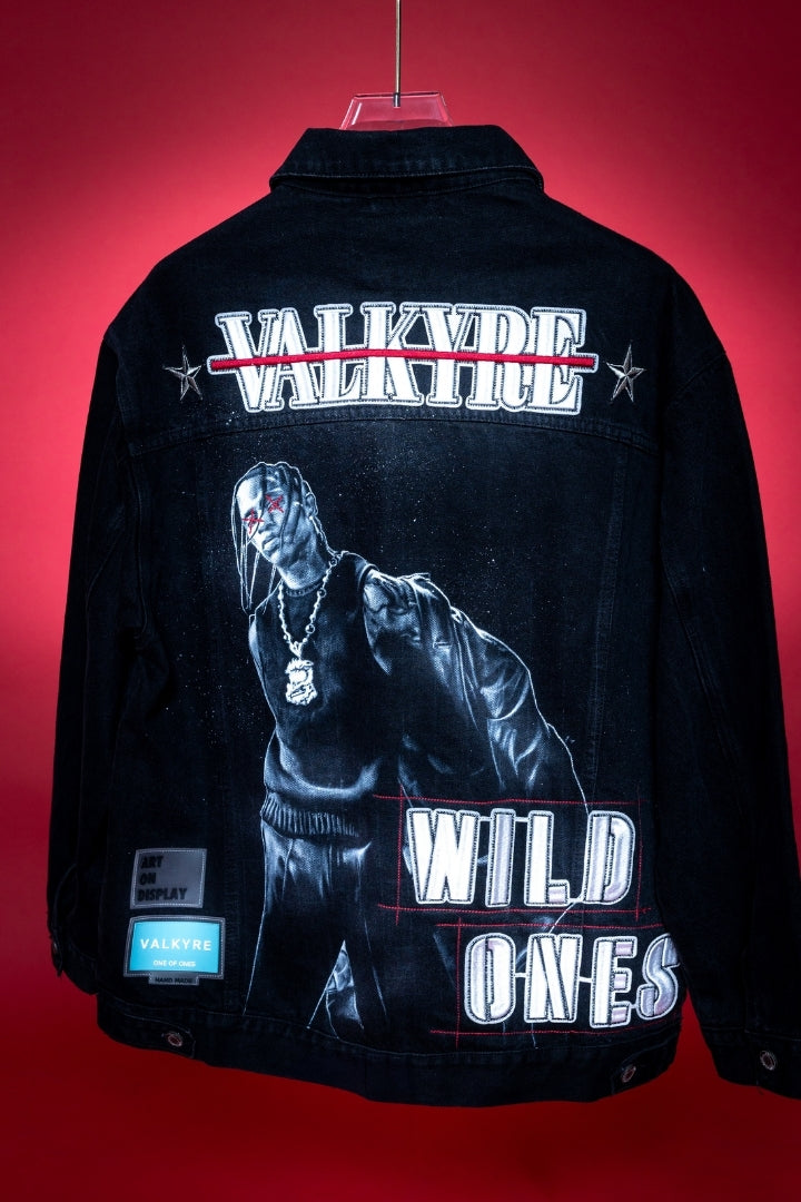 ‘JACKBOYS, THE WILD ONES’ VALKYRE HAND PAINTED JACKET