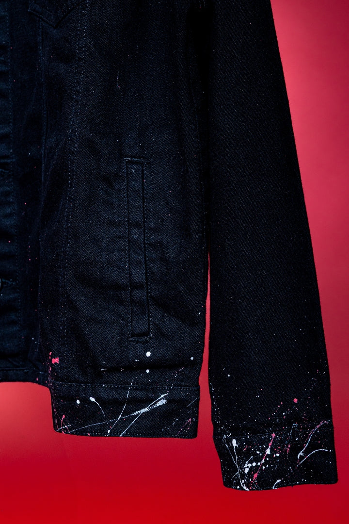 'RUN WILD, STAY TRUE' VALKYRE HAND PAINTED JACKET
