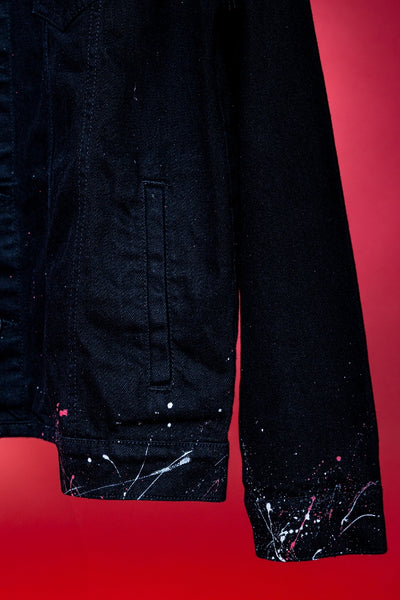 'RUN WILD, STAY TRUE' VALKYRE HAND PAINTED JACKET