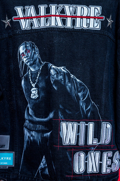 ‘JACKBOYS, THE WILD ONES’ VALKYRE HAND PAINTED JACKET