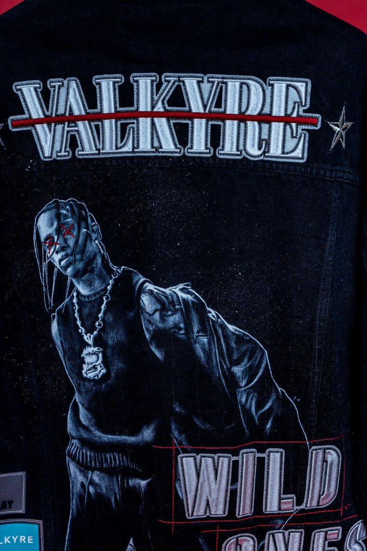 ‘JACKBOYS, THE WILD ONES’ VALKYRE HAND PAINTED JACKET