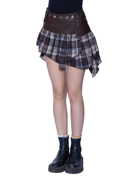 'REBEL PLAID SKIRT' VALKYRE SKIRTS - S3
