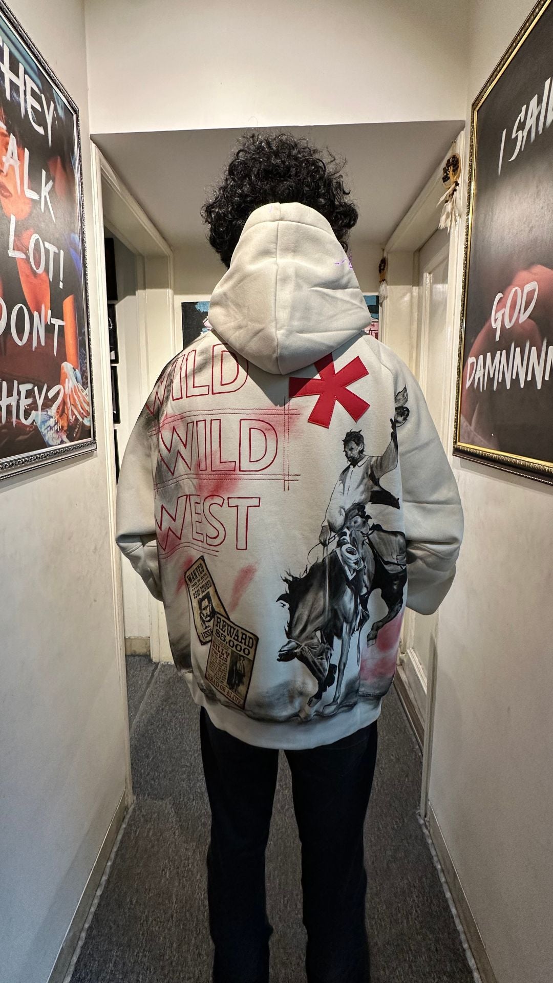 'WILD WILD WEST' VALKYRE CREAM HOODIE