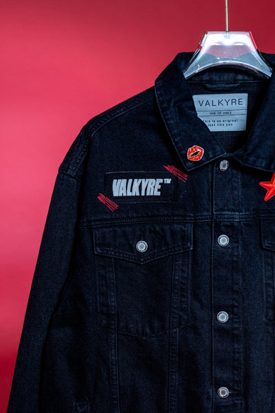 'CAN'T RUSH GREATNESS' VALKYRE HAND PAINTED JACKET