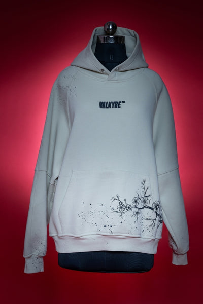 ‘SOARING SAKURA’ VALKYRE HAND PAINTED HOODIE