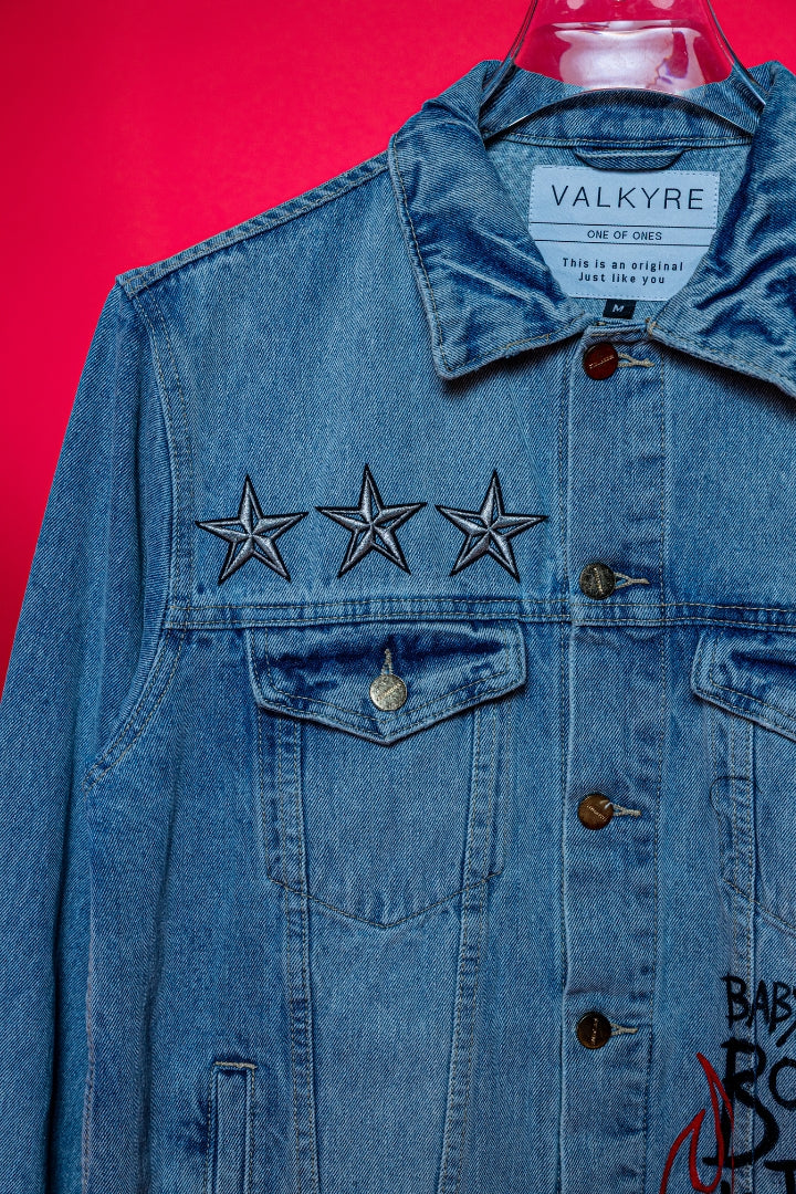 ‘LOVE DON’T FADE’ VALKYRE HAND PAINTED JACKET
