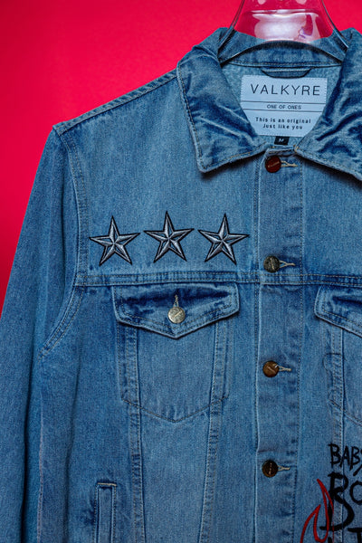 ‘LOVE DON’T FADE’ VALKYRE HAND PAINTED JACKET