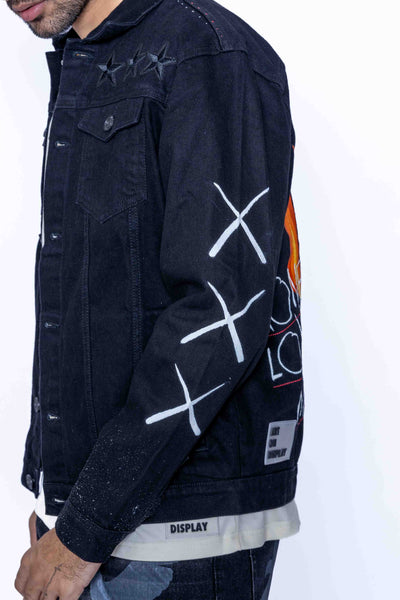 ‘HEARTBLAZE’ VALKYRE HAND PAINTED JACKET
