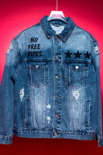 ‘WHAT'S KING TO A GOD’ VALKYRE HAND PAINTED JACKET