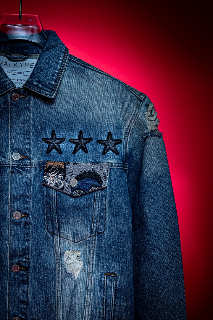 ‘RUN THE BLOCK’ VALKYRE HAND PAINTED JACKET