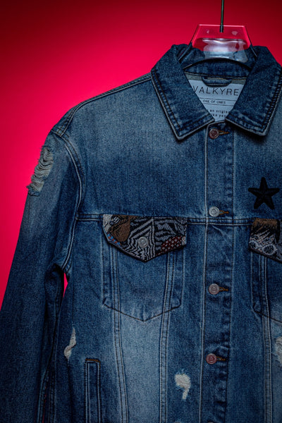 ‘RUN THE BLOCK’ VALKYRE HAND PAINTED JACKET