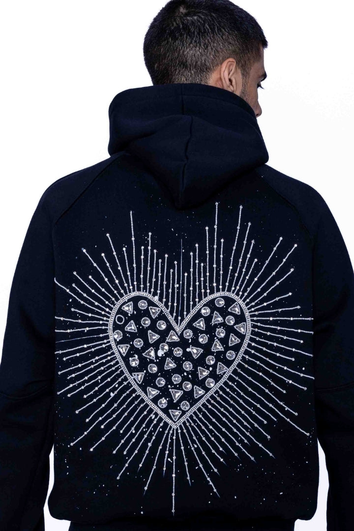‘CROWN JEWEL’ VALKYRE HAND PAINTED HOODIE