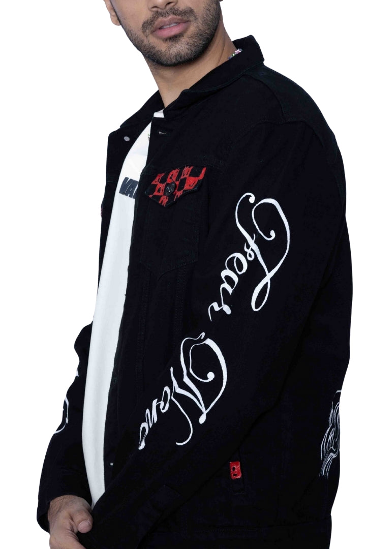 'THE LAST RIDE' VALKYRE HAND PAINTED JACKET