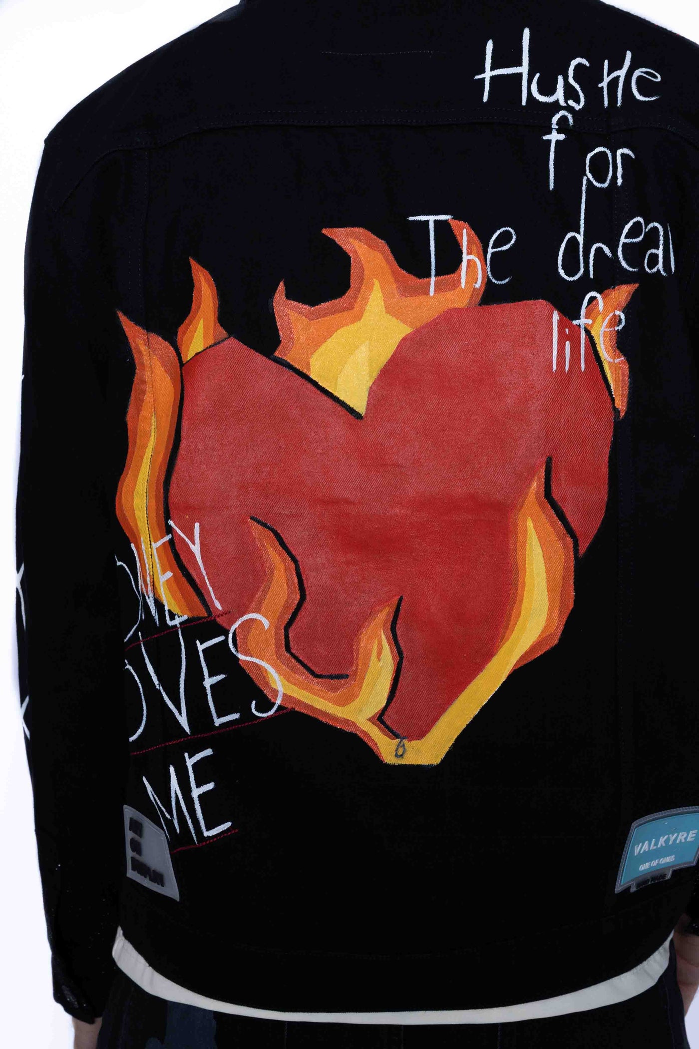 ‘HEARTBLAZE’ VALKYRE HAND PAINTED JACKET