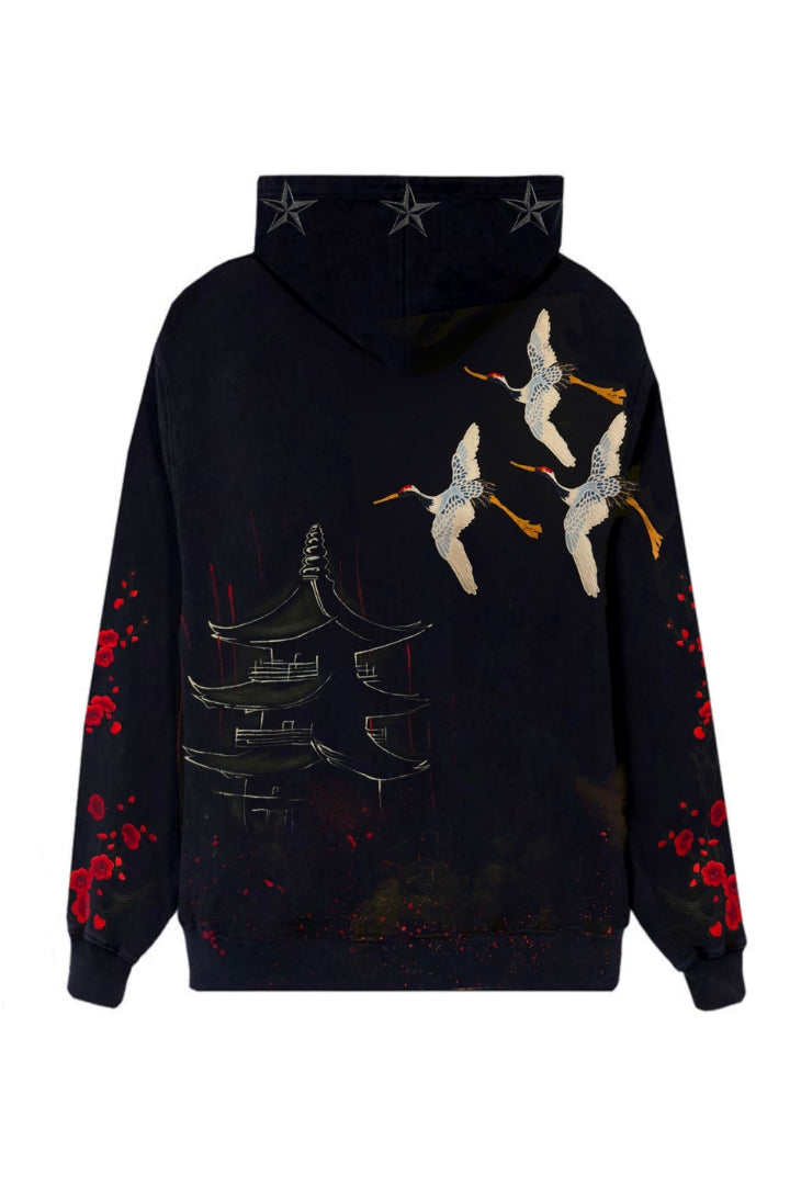 ‘SACRED JOURNEY’ VALKYRE HAND PAINTED HOODIE