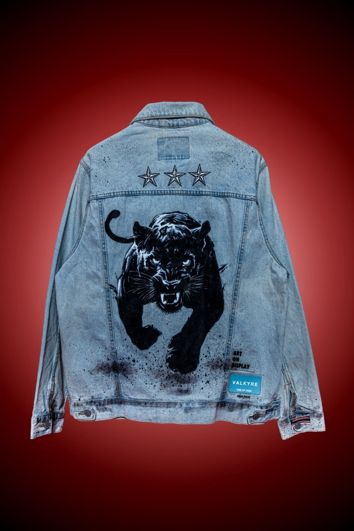 ‘THREE STAR SAVAGE’ VALKYRE HAND PAINTED JACKET