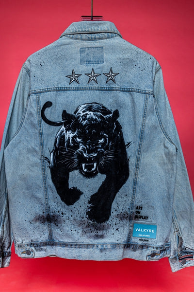‘THREE STAR SAVAGE’ VALKYRE HAND PAINTED JACKET
